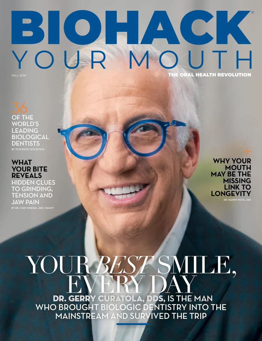 The Biohack Your Mouth cover with Dr. Gerry Curatola